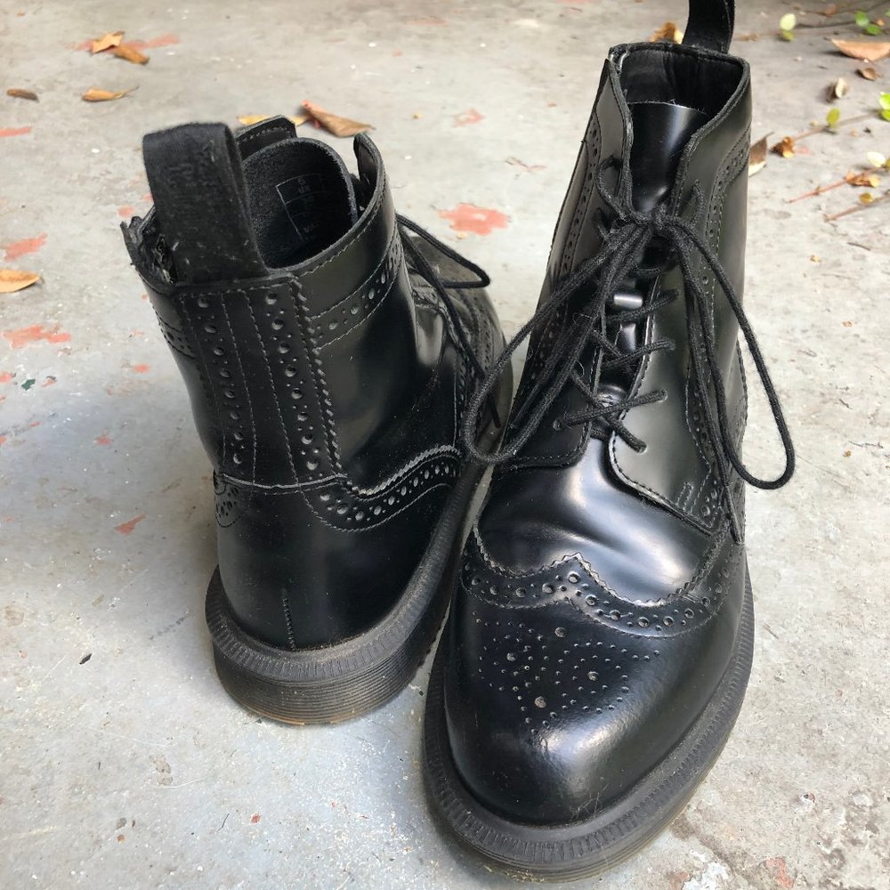 Dr. Marten's Delphine Oxford Boot Wingtip Style
